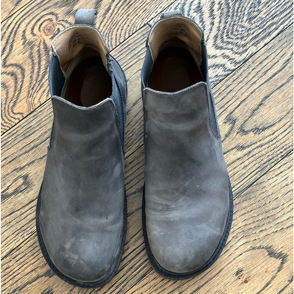 Birkenstock Stalin Nubuck leather boots, graphite color size 41